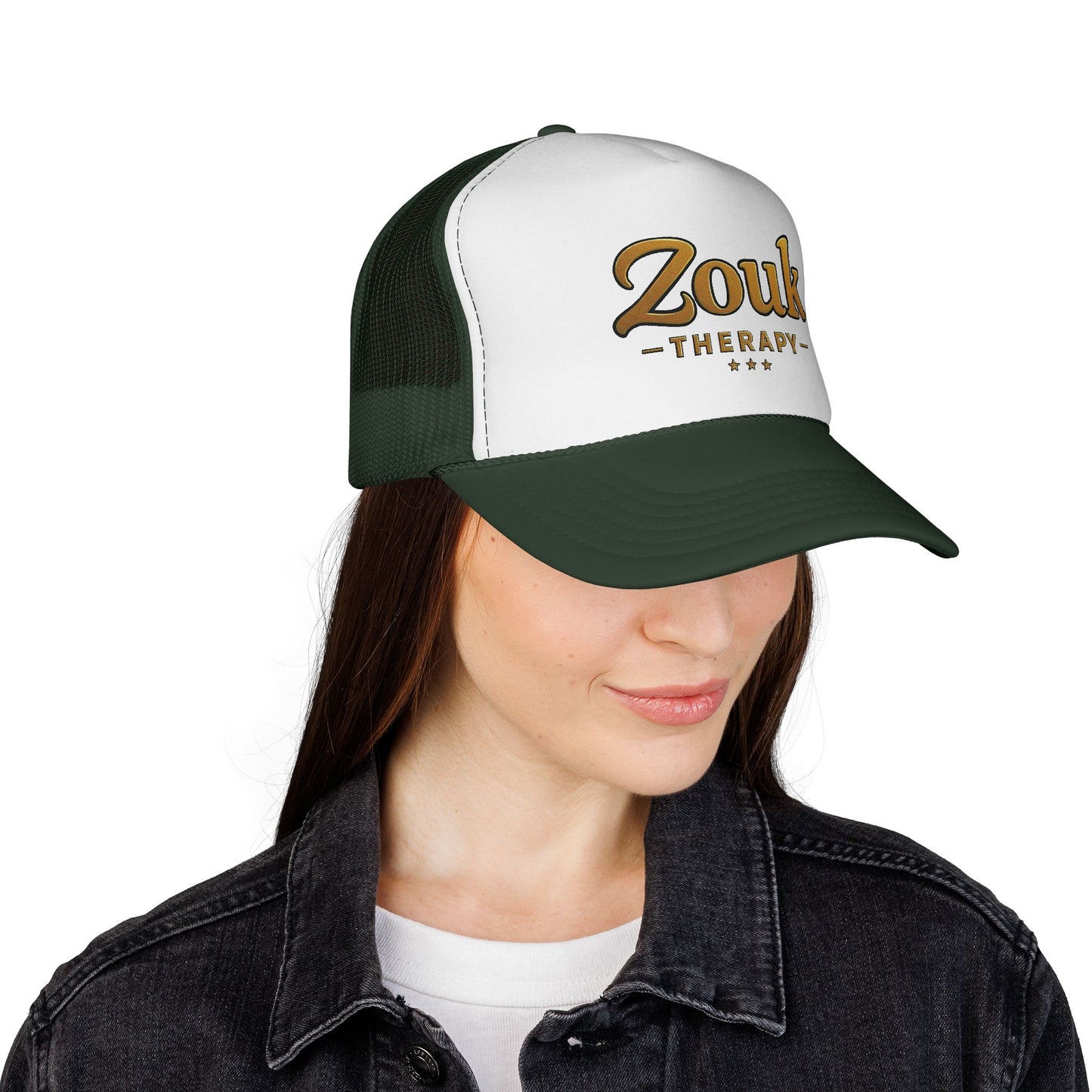 Zouk Therapy Trucker Cap – Vintage Dance Music Hat for Zouk Lovers