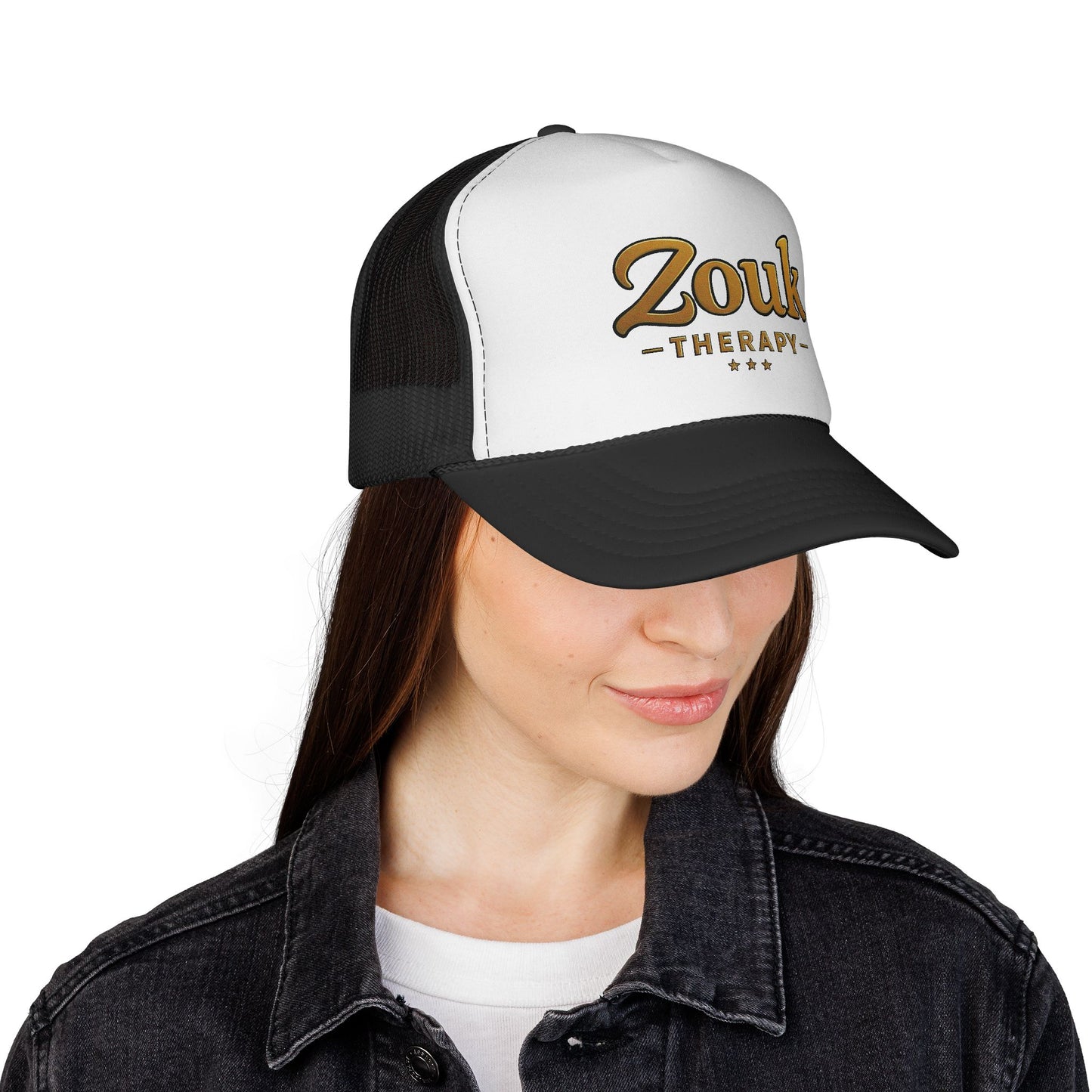 Zouk Therapy Trucker Cap – Vintage Dance Music Hat for Zouk Lovers