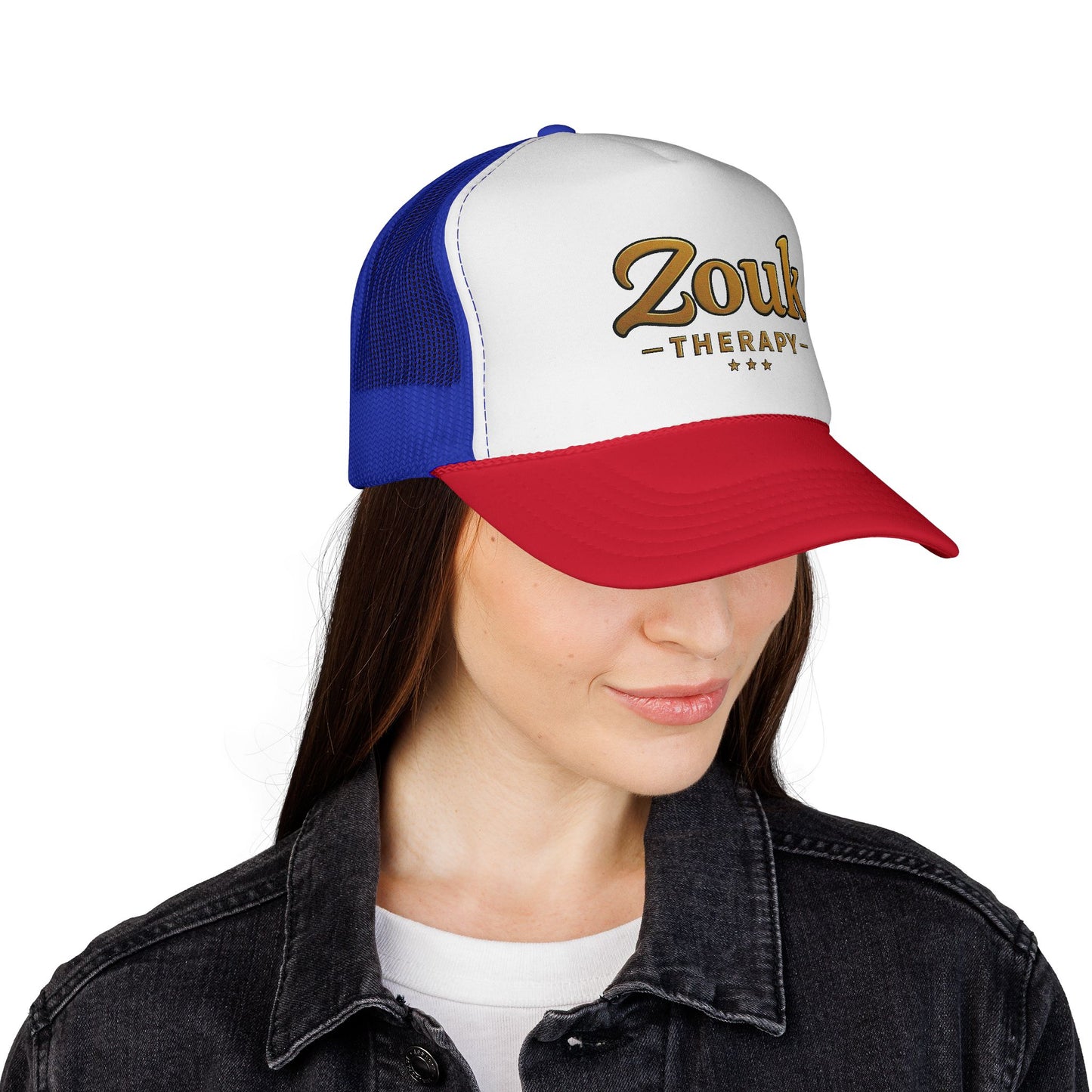 Zouk Therapy Trucker Cap – Vintage Dance Music Hat for Zouk Lovers