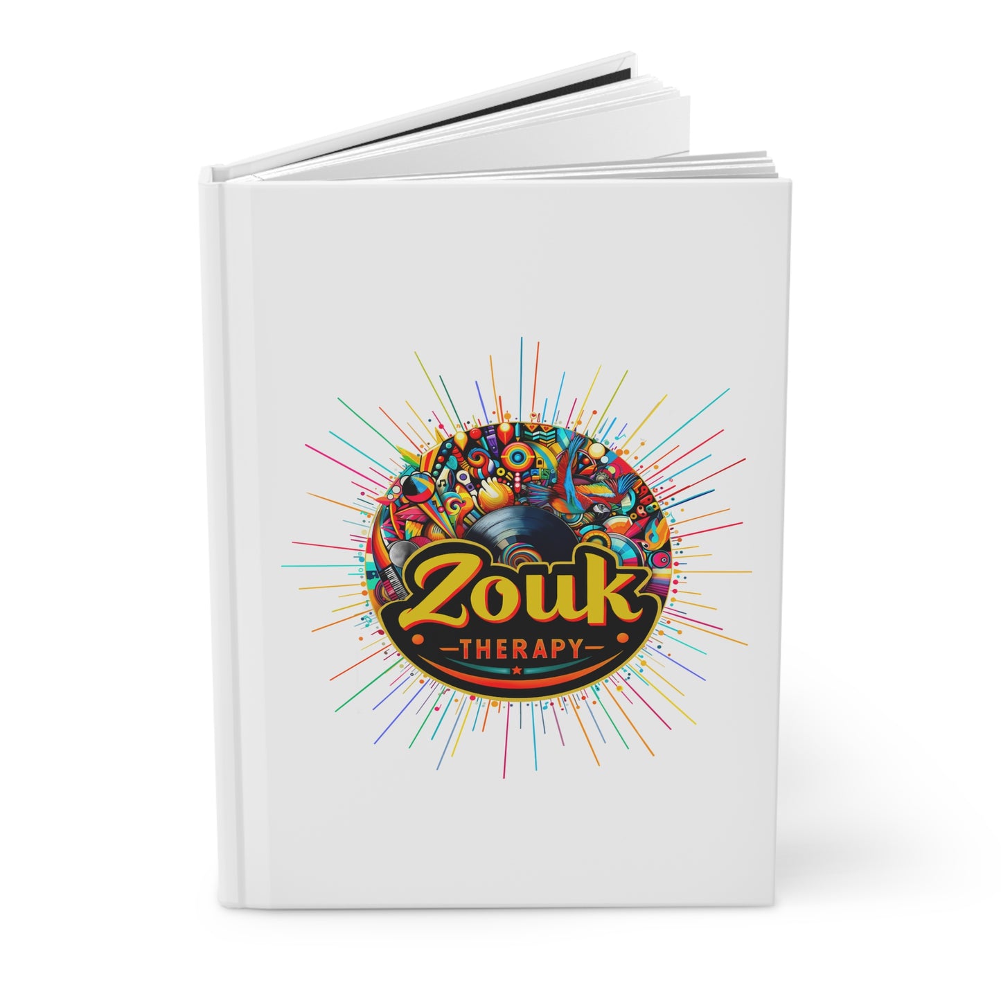 Carnet à couverture rigide Zouk Therapy " Mets du zouk dans ta vie"