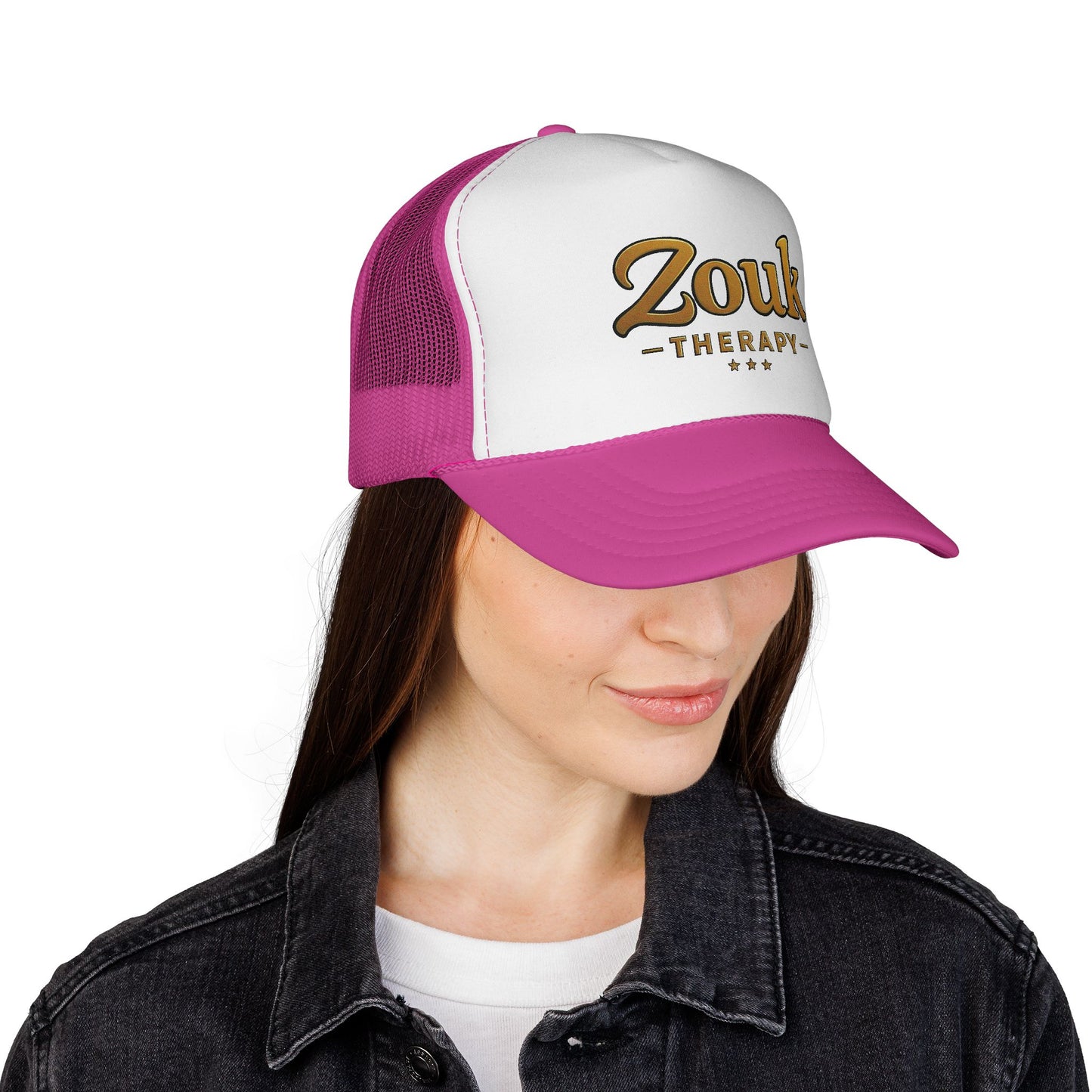 Zouk Therapy Trucker Cap – Vintage Dance Music Hat for Zouk Lovers
