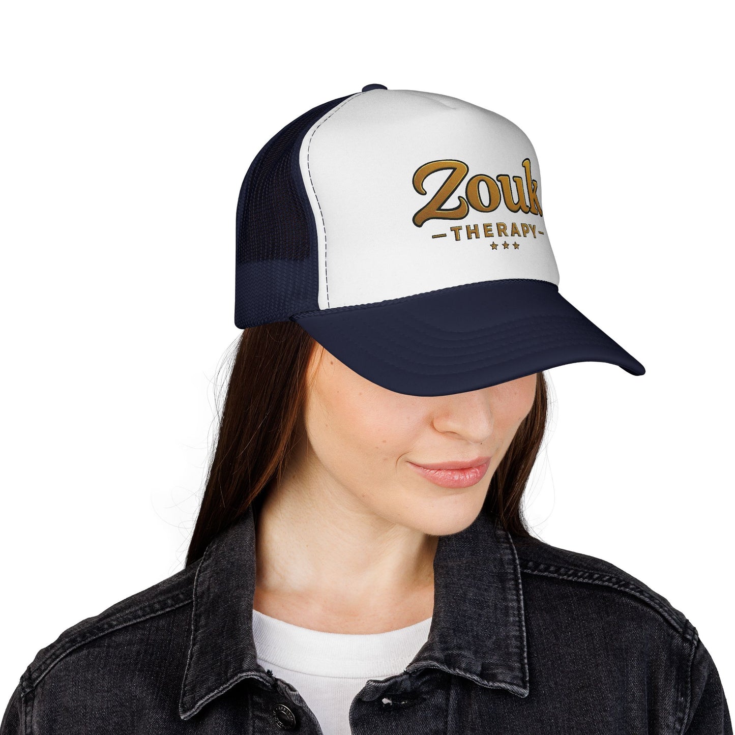 Zouk Therapy Trucker Cap – Vintage Dance Music Hat for Zouk Lovers