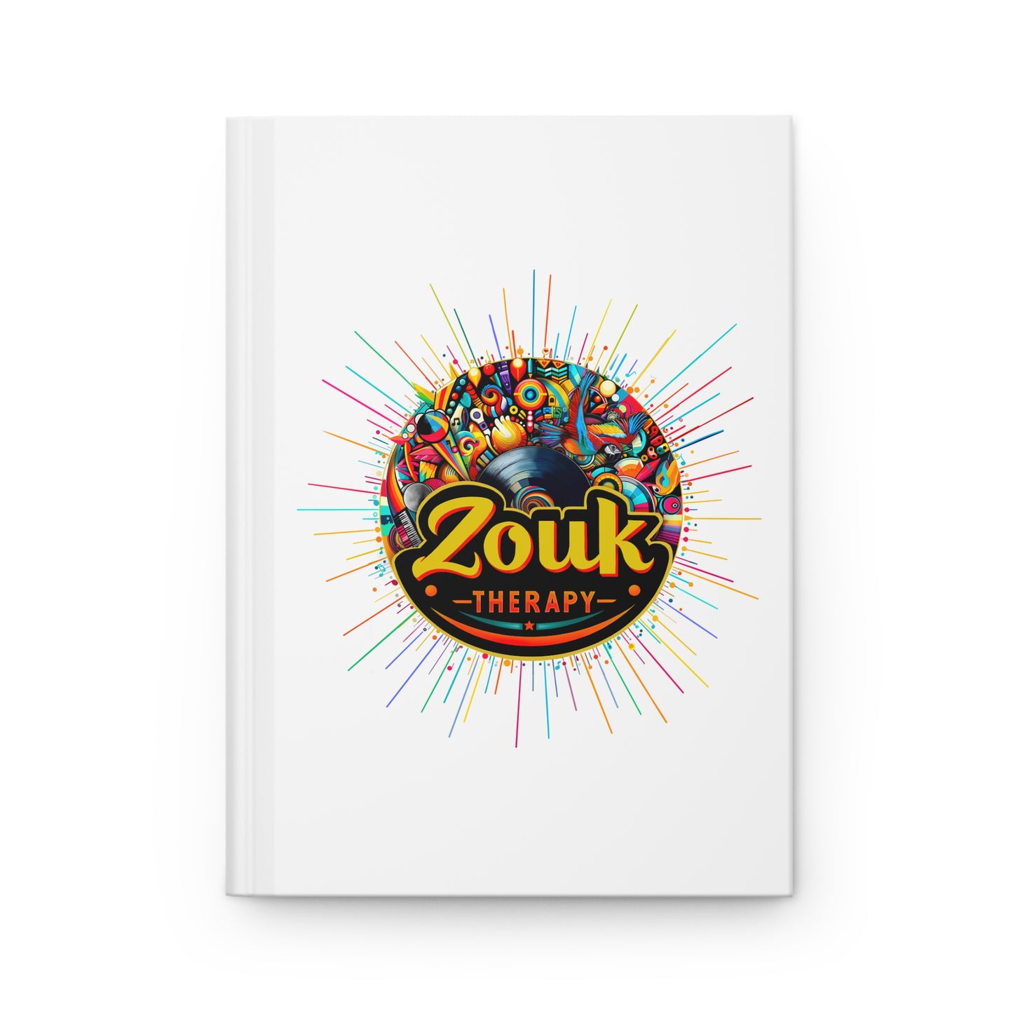 Carnet à couverture rigide Zouk Therapy " Mets du zouk dans ta vie"