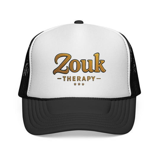 Zouk Therapy Trucker Cap – Vintage Dance Music Hat for Zouk Lovers